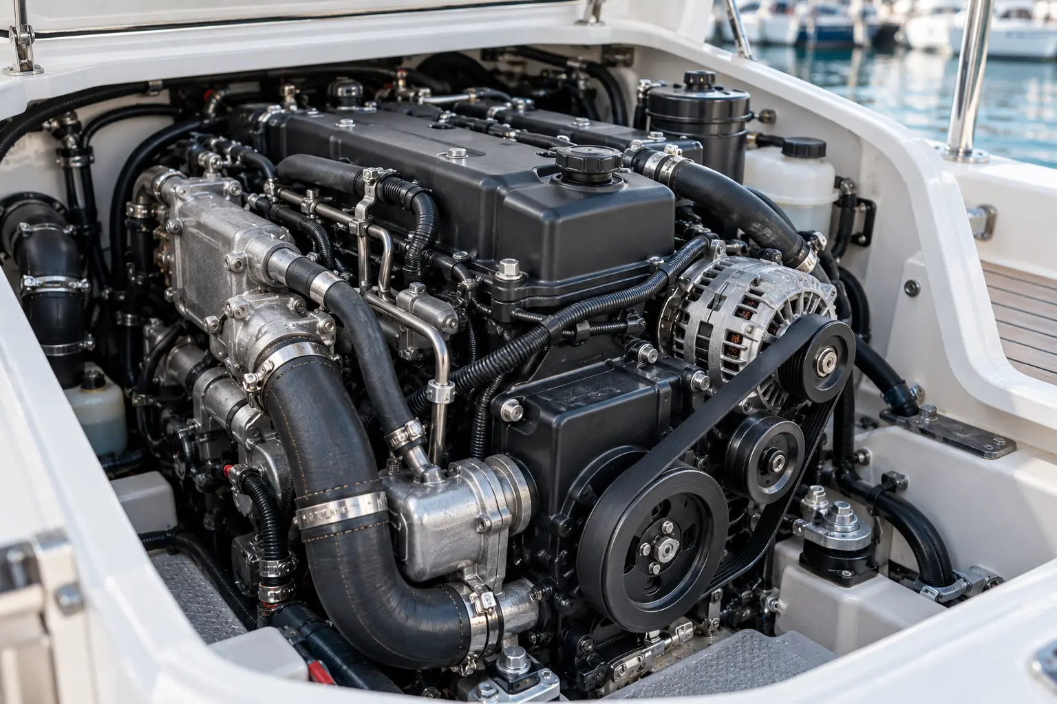 Componentes de motor marino